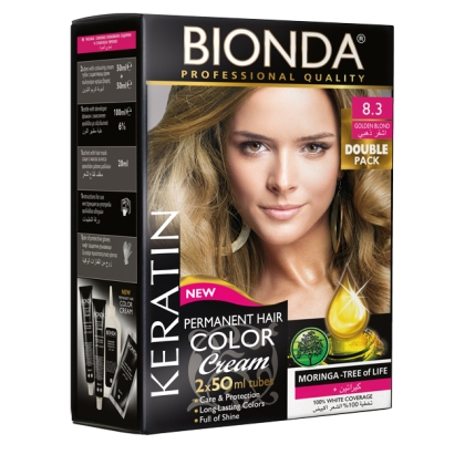 Боя за коса BIONDA Professional  2 x 50ml - 8.3 Златисто рус