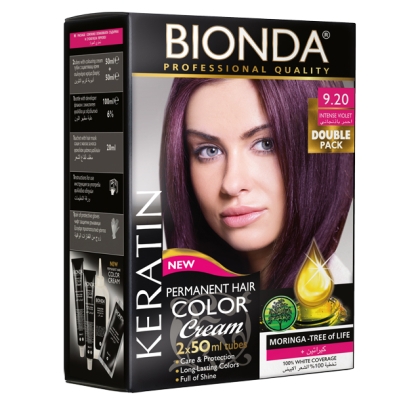 Боя за коса BIONDA Professional  2 x 50ml  2 x 50ml - 9.20 Интензивно виолетов