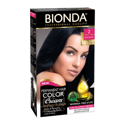 Bionda Боя за коса - 2 Синьо черен