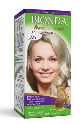 BIONDA BRILLIANT Боя за коса- 115 Платинено рус